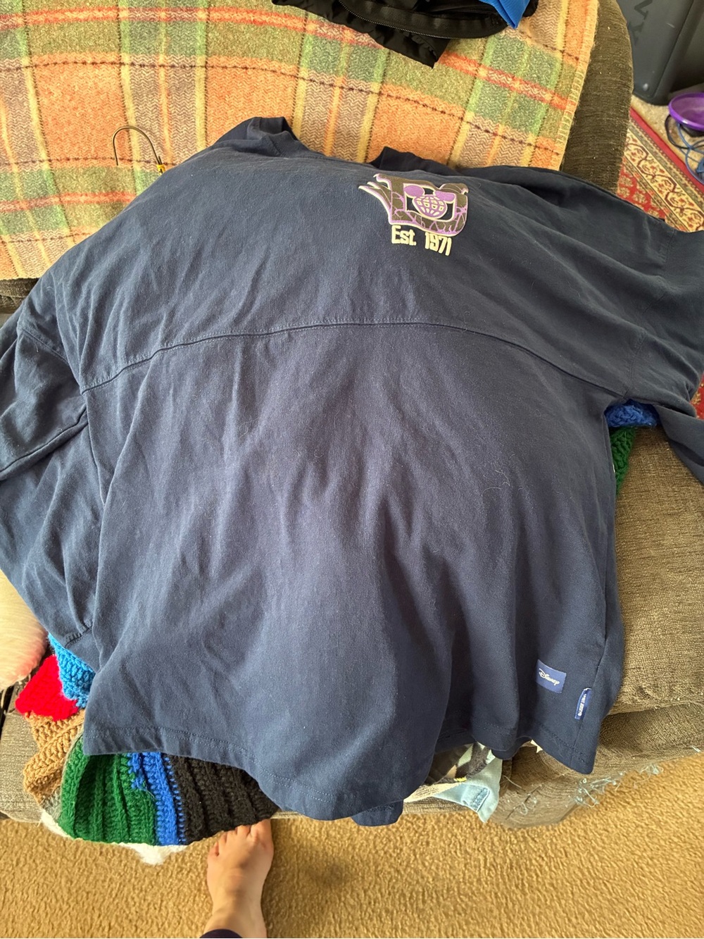 Disney Navy Spirit Jersey- villians-